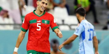 نايف أكرد يغيب عن الحصة التدريبية الأخيرة للمغرب قبل مواجهة فرنسا