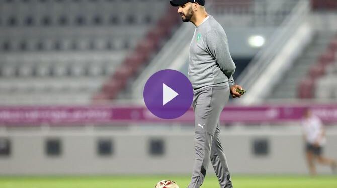 الركراكي يقول إنّه بكى لأول مرة بسبب كرة القدم