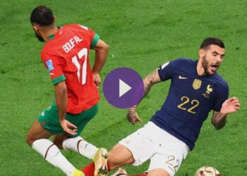 الحالات التحكيمية في مباراة فرنسا والمغرب