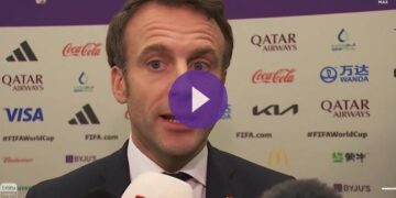 الرئيس الفرنسي ماكرون فخور بمنتخب بلاده ويشيد بتنظيم دولة قطر لكأس العالم 16 الرئيس الفرنسي ماكرون فخور بمنتخب بلاده ويشيد بتنظيم دولة قطر لكأس العالم