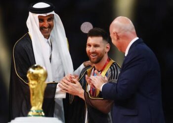 أمير دولة قطر الشيخ تميم بن حمد آل ثاني يأمل في أن يكون نجاح تنظيم كأس العالم FIFA قطر 2022™ دافعاً لتقديم المزيد من العطاء