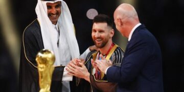 أمير دولة قطر الشيخ تميم بن حمد آل ثاني يأمل في أن يكون نجاح تنظيم كأس العالم FIFA قطر 2022™ دافعاً لتقديم المزيد من العطاء
