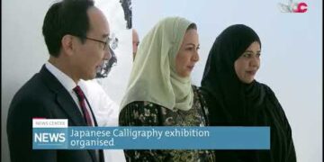 Japanese Calligraphy exhibition organized