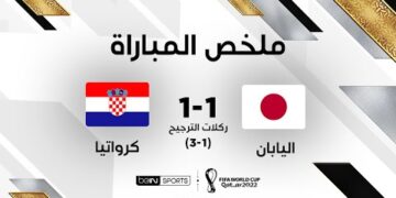 ملخص مباراة كرواتيا واليابان | كرواتيا  في ربع النهائي بفضل ركلات الترجيح