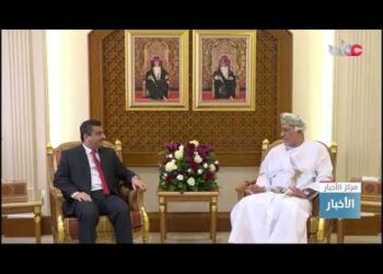 سمو السيد شهاب بن طارق آل سعيد نائب رئيس الوزراء لشؤون الدفاع يستقبل السفير السوري