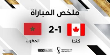 ملخص مباراة المغرب وكندا (2-1) – المغرب يتأهل إلى ثمن النهائي متصدراً