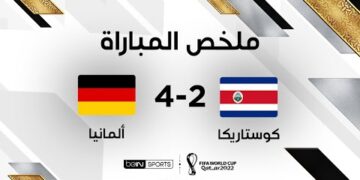 ملخص مباراة ألمانيا وكوستاريكا (4-2) – ألمانيا تودّع كأس العالم من الدور الأول