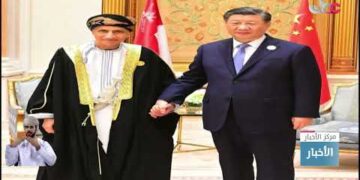 تحيات جلالة السلطان المعظم للرئيس الصيني ينقلها سمو السيد فهد بن محمود خلال لقائه فخامته في الرياض