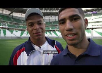 مبابي توقع مواجهة المغرب وحكيمي يرد عليه: سوف أهزمك