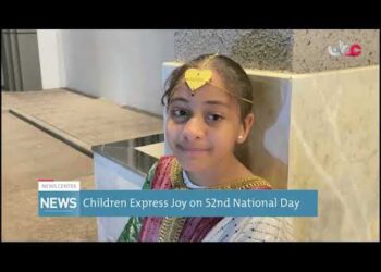 Children Express Joy on 52nd National Day