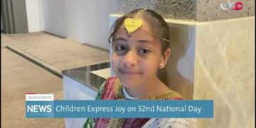 Children Express Joy on 52nd National Day