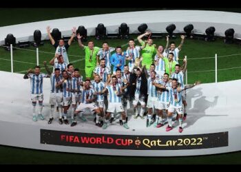 مراسم تتويج المنتخب الأرجنتيني بلقب كأس العالم FIFA قطر 2022™