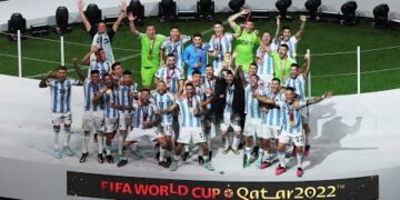 مراسم تتويج المنتخب الأرجنتيني بلقب كأس العالم FIFA قطر 2022™