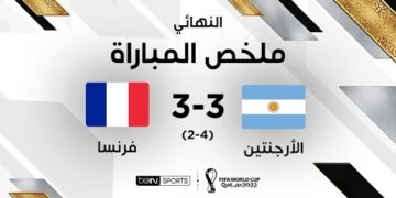 ملخص المباراة النهائية الأرجنتين وفرنسا | أرجنتين ليونيل ميسي تظفر بلقب كأس العالم