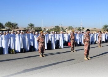 دفعة جديدة من المواطنين تلتحق بالجيش السلطاني العُماني