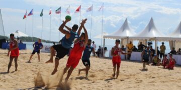 مُنتخبنا الوطني لكرة اليد الشاطئية يتأهل إلى نصف نهائي البطولة الآسيوية لكرة اليد الشاطئية