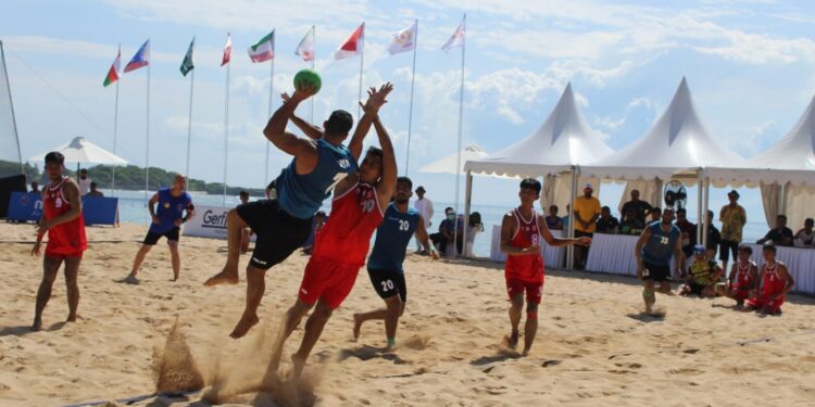 مُنتخبنا الوطني لكرة اليد الشاطئية يتأهل إلى نصف نهائي البطولة الآسيوية لكرة اليد الشاطئية