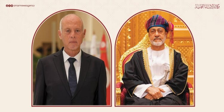 جلالةُ السُّلطان يهنئ الرئيس التونسي بمناسبة ذكرى استقلال بلاده