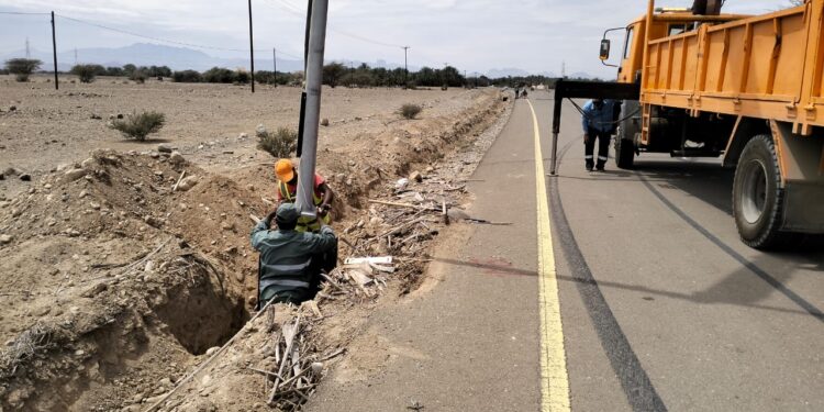 دائرة البلدية بالخابورة تكثف جهودها في إنارة الطرق بالولاية 1 دائرة البلدية بالخابورة تكثف جهودها في إنارة الطرق بالولاية