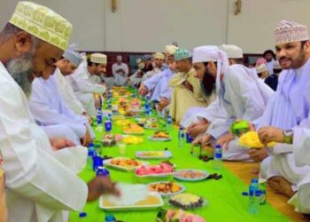 إفطار جماعي في مجلس حلة الحصن بولاية الخابورة