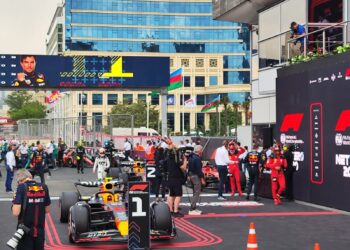 سباق الفورمولا ١ يختتم فعالياته في أذربيجان برعاية “القطرية”