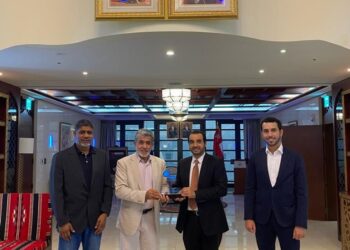 بحث التعاون بين جمعية الصحفيين والاتحاد الاسيوي للصحافة الرياضية