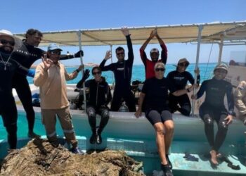 حملة لتنظيف بيئات الشعاب المرجانية بجزر الديمانيات