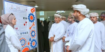 افتتاح فرع معهد المهندسين والمعرض الهندسي بجامعة التقنية والعلوم التطبيقية بشناص
