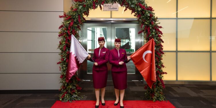 الخطوط الجوية القطرية تدشن رحلاتها المباشرة إلى طرابزون في 16 يونيو 2023