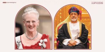 جلالة السلطان يهنئ ملكة الدنمارك بالعيد الوطني