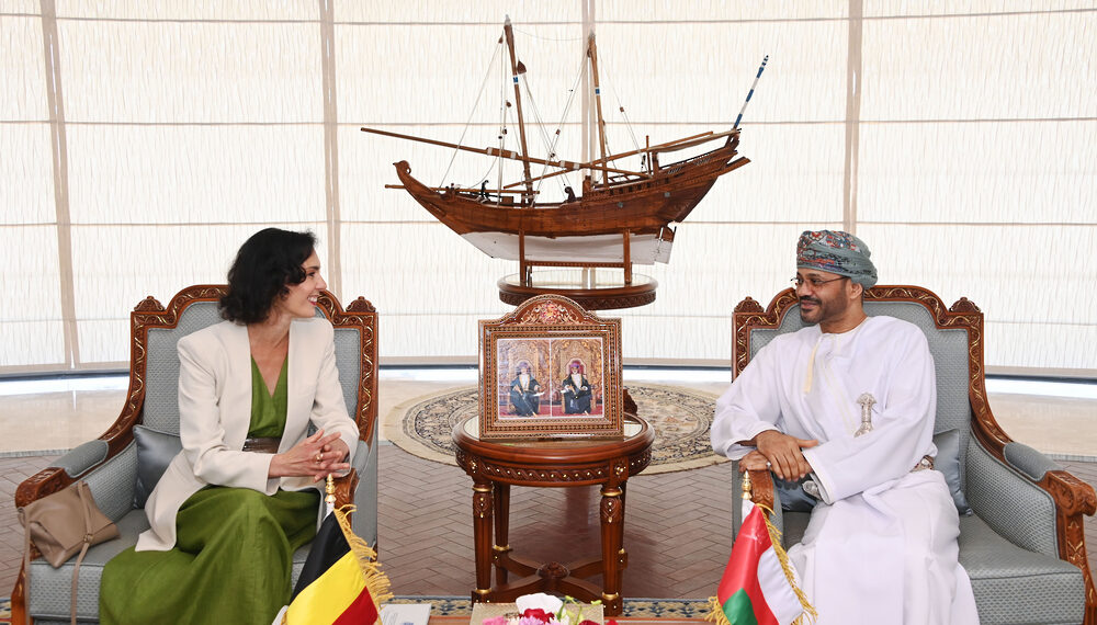جلالة السُّلطان المعظم يتلقّى رسالة خطية من ملك البلجيكيين