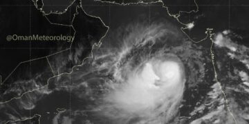 الأرصاد العمانية : تصنيف ⁧‫الحالة المدارية‬⁩ ( ⁧‫بيبارجوي‬⁩ ) إلى ⁧‫إعصار‬⁩ مداري من الدرجة الثانية