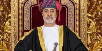 جلالة السلطان المعظم يستقبل الشيخ سعود بن صقر القاسمي