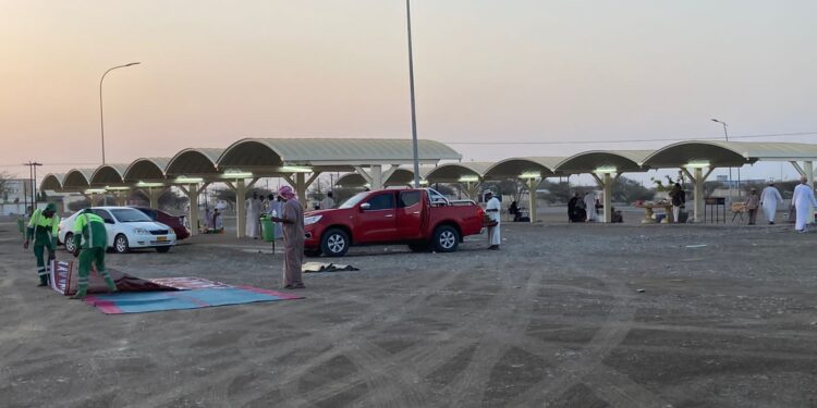 السوق الشعبي بالخابورة يشهد حركة تجارية لا باس بها