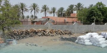 ضبط عمالة وافدة تقوم بتسخيم الفحم النباتي في بركاء