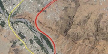 “تنبيه” بغلق جزء من ⁧‫طريق الرسيل – بدبد‬⁩ لكلا الاتجاهين