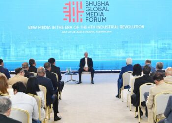 وزارة الإعلام تشارك في منتدى “الإعلام الجديد في عهد الثورة الصناعية الرابعة” بأذربيجان