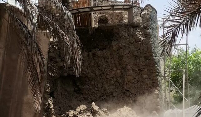 وفاة عامل أثناء عملية ترميم مبنى أثري