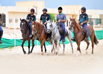 صحار الدولي راعي ماسي لسباقات الاتحاد العماني للفروسيةمسقط