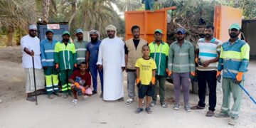 تنفيذ حملة تنظيف لمناطق الأودية و الأحياء السكنية بالكامل و الوافي