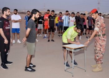 رئاسة أركان قوات السلطان المسلحة تباشر تنفيذ إجراءات التجنيد لعدد من المواطنين