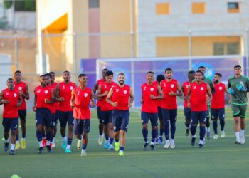 الأحمر الأولمبي يُجري أول تدريباته في عمّان استعدادًا لتصفيات كأس آسيا