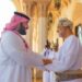 بالصور.. جلالة السلطان يستقبل ولي عهد السعودية بقصر البركة