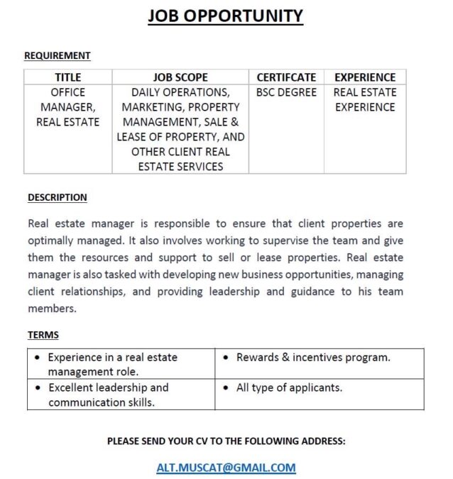 شركة في مسقط تعلن وظيفة شاغرة 2 IMG 5325