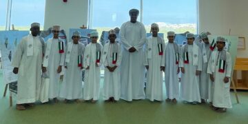 زيارة طلاب مدرسة الشيخ حمدان لمكتبة الأطفال العامة في حملة ضد التنمر