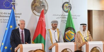 مجلس التعاون والاتحاد الأوروبي يؤكدان أهمية خفض التصعيد بين الإسرائيليين والفلسطينيين