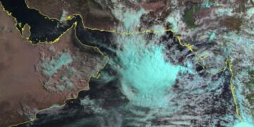 فرص لتشكل اضطراب مداري في بحر العرب خلال 48 ساعة القادمة