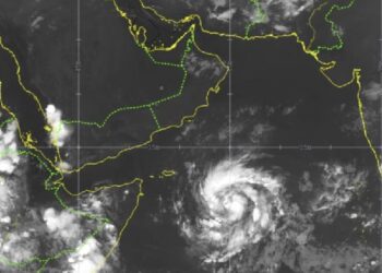 تطور الحالة المدارية إلى مستوى عاصفة مدارية” تيج”