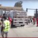 عبور أول قافلة مساعدات إنسانية عبر معبر رفح الحدودي ‏