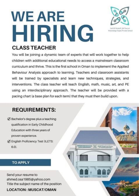 مدرسة آمال المعرفة الخاصة تعلن وظائف شاغرة 2 IMG 7708